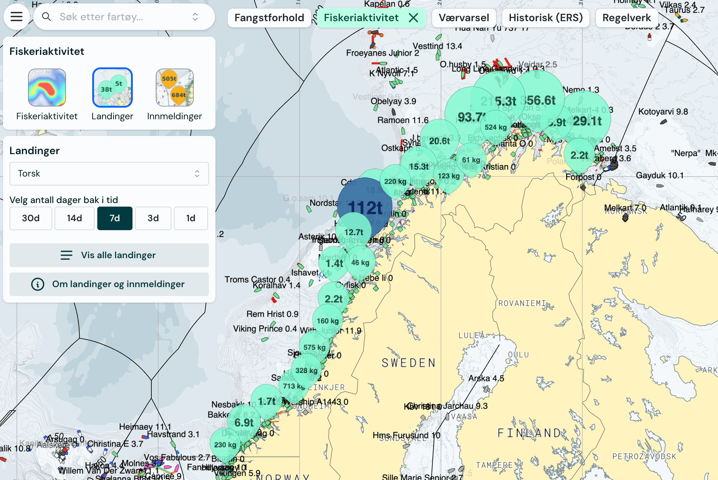 Be the first to see reports and landings, right on the map