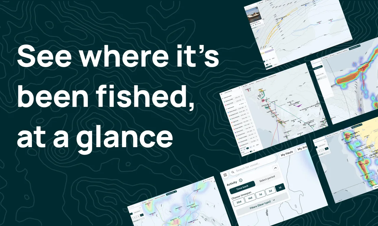 See where it's been fished, at a glance